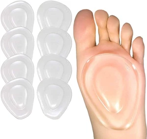 Cuscini Metatarsali Cuscini Palla di Piedi Confezione da 8 Piedi a Sfera in Gel Mortons Neuroma - Foto 1 di 12