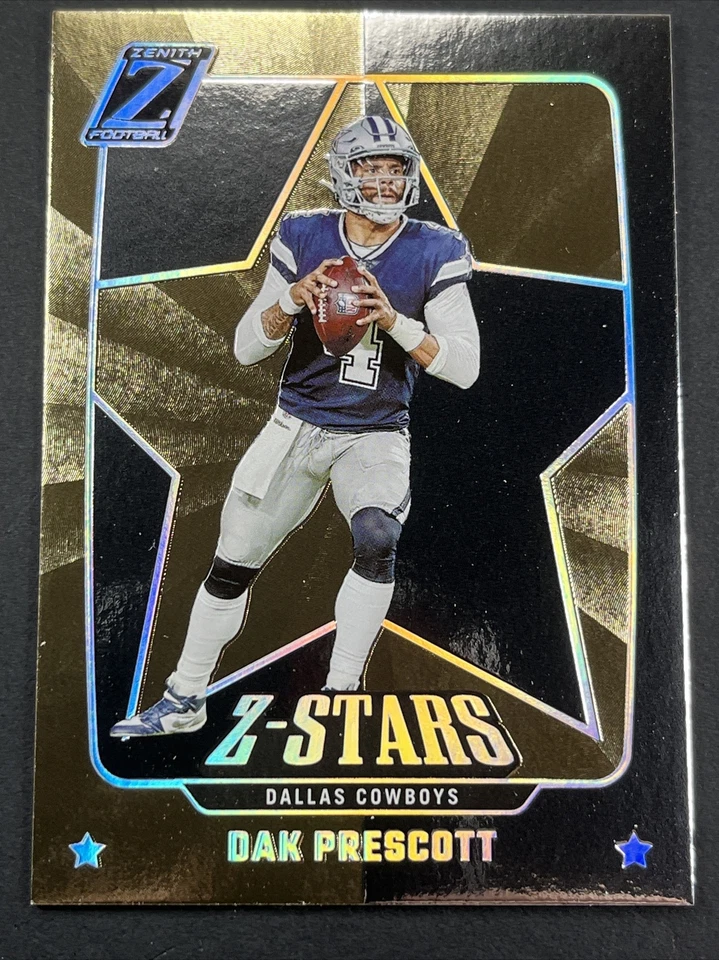 2022 Panini Zenith, Dak Prescott, Z-Stars, Gold, #ZS-21, Dallas Cowboys - Image 1 of 2