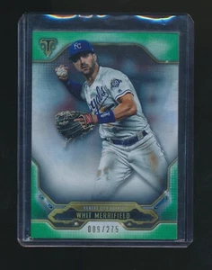 WHIT MERRIFIELD 2020 TOPPS TRIPLE THREADS EMERALD PARALLEL 009/275 - Picture 1 of 2