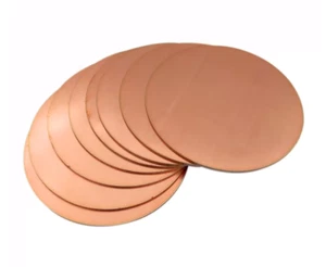 Solid Pure Copper Discs Blank Round Plate Metal Sheet Ø 10-200mm / 0.5-5mm Thick - Picture 1 of 4
