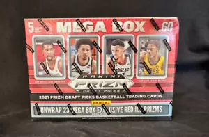 2021 Panini Prizm Draft Picks NBA Basketball Mega Box 60 Cards Sealed Red Ice - Picture 1 of 5