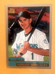 2000 Topps Chrome Traded & Rookies - Adrian Gonzalez #T81 Rookie Card RC - Bild 1 von 2