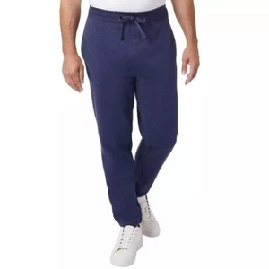 32 Grad HEAT Herren French Terry Jogginghose Gummibund mit Kordelzug, blau - Bild 1 von 3