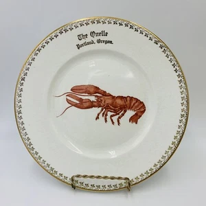 Antique Advertising Plate Lobster The Quelle Portland Oregon K T & K pre 1904 - Picture 1 of 11