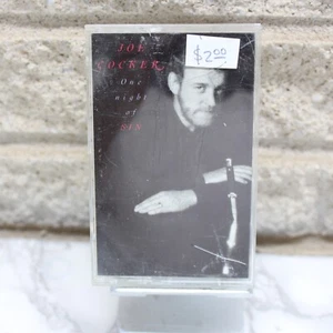 Joe Cocker One Night of Sin Cassette Album Tape Rock - Picture 1 of 3