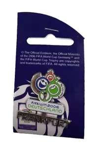 FIFA WM 2006 - Germany - Pin Badge Fussball Worldcup 06 Frankfurt #1016 - Bild 1 von 2