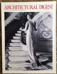 ARCHITECTURAL DIGEST SEPTEMBER 1989 SPECIAL FASHION DESIGNER ISSUE - Picture 1 of 3