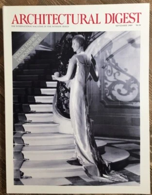 ARCHITECTURAL DIGEST SEPTEMBER 1989 SPECIAL FASHION DESIGNER ISSUE - Image 1 of 3