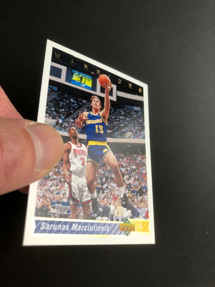 1992 SARUNAS MAMARCIULIONIS Upper Deck  a Basketball Card.# 249 Made in USA - Image 1 of 4