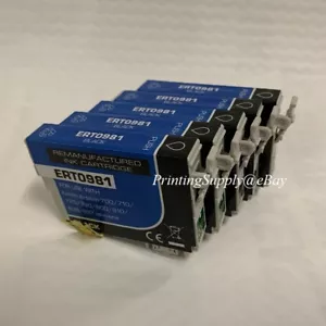 Lot Hi-Yield Ink For Epson 98 T0981 - T0986 Artisan 700 710 725 730 800 810 835 - Picture 1 of 3
