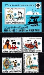 Mauritania 495-499 w/ sheet, MNH and used - Picture 1 of 1
