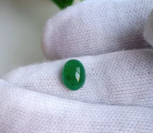 Antiguo cabujón esmeralda zambia mina para joyería TAMAÑO ANILLO piedras preciosas sueltas 1,60 quilates - Imagen 1 de 6