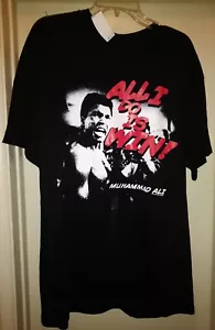 Boxing T-Shirt Muhammad Ali Shirt Heavy Weight Champ Sports All I Do Is Win USA - Picture 1 of 4