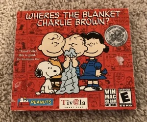 Peanuts - Where's the Blanket Charlie Brown?WIN/MAC PC CD-Rom Software - Sealed - Picture 1 of 2