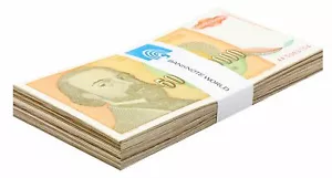 Yugoslavia 5 Milijardi (Billion) Dinara, 1993, P-135, Used X 100 PCS Bundle Pack - Picture 1 of 2