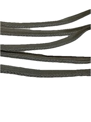 Borde de tapicería para cortinas de plata mate antigua de 20 yardas Foto 1 de 4