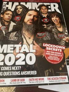 Metal Hammer magazine 2020 Lacuna Coil Halestorm Lizzy Hale Cristina Scabbia - Foto 1 di 1