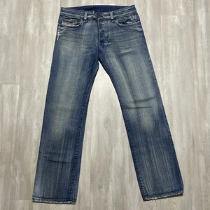 Diesel Jeans Men 30x31 Blue Gray Riohma Denim Gallery Unique Rare Wash - Picture 1 of 12