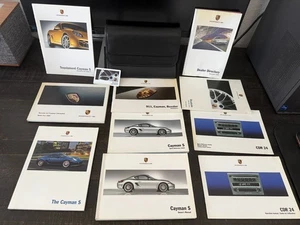 2006 Porsche Cayman S Owners Drivers Manual Book SET Original Factory OEM 06 - Picture 1 of 11