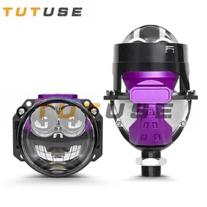 2.5''Bi-LED Projector Lens 100W Laser Hyperboloid Universal car Xenon Retrofit - Picture 1 of 8