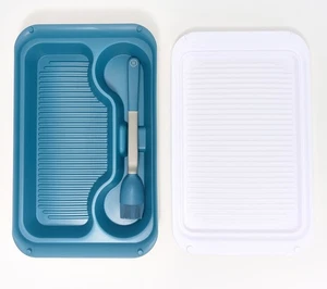 Henning Lee Mariniertablett & Pinsel Set Zweizweck BBQ Vorbereitung und Servieren Set - Bild 1 von 8