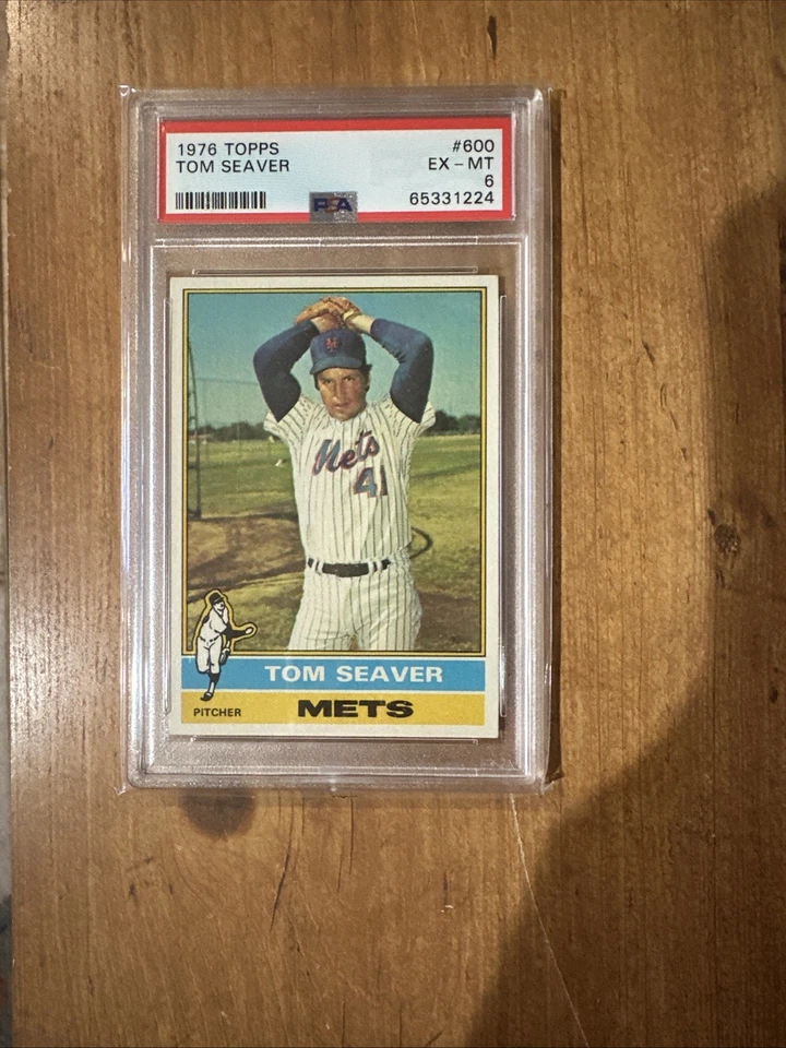 Topps 1976 Tom Seaver # 600 PSA 6 中心 — 第 1/1 张图片