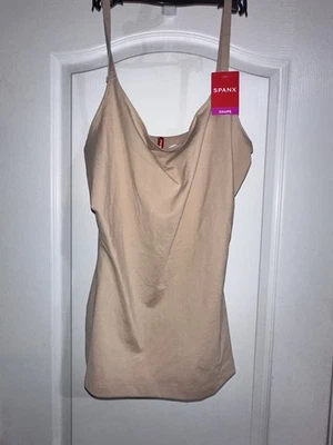 NUEVO WT Spanx Mujer’s 2XL Natural Glam Beige Cami Top Socialite 2352P Suavizante Foto 1 de 4