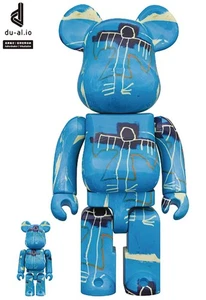 Jean-Michel Basquiat 9 400% & 100% Bearbrick Medicom - Picture 1 of 3
