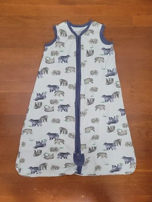 Мешок для сна Burt's Bees Baby Beekeeper размер L принт Besrs б/у в отличном состоянии - Изображение 1 из 3