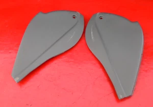96-00 HONDA CIVIC DASH BOLT COVER END CAPS TRIM SET PAIR BOTH OEM LIGHT GRAY - Picture 1 of 4