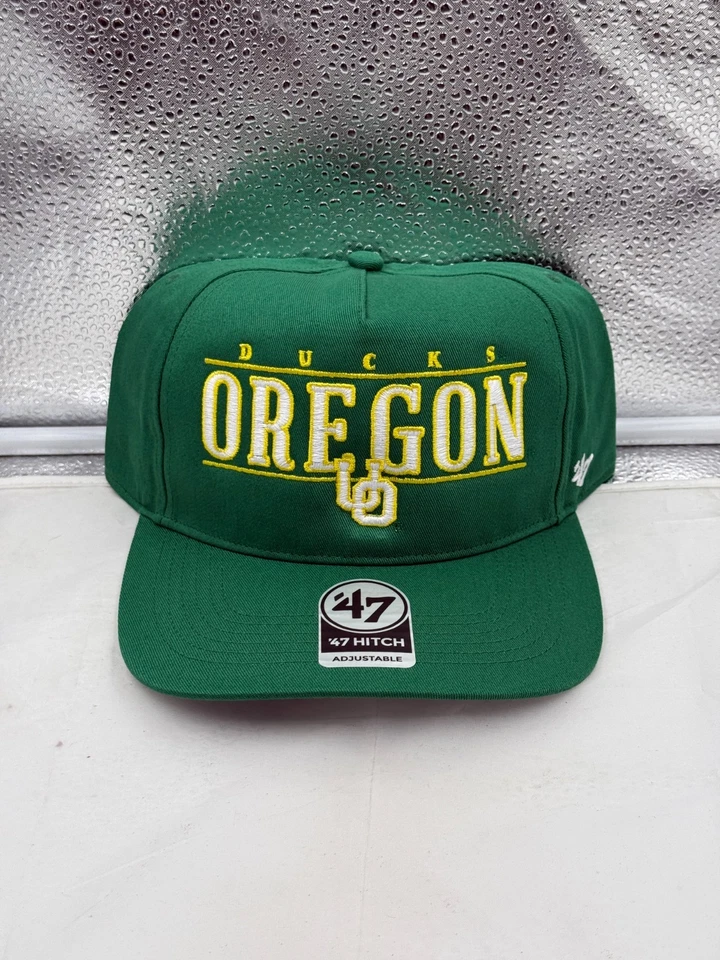 Oregon Ducks NCAA '47 Marca Verde Enganche City Line Gorra Ajustable Snapback Foto 1 de 4