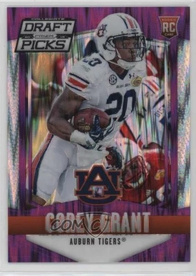 2015 Panini Prizm Collegiate Draft Picks Purple Flash /99 Corey Grant Rookie RC - Image 1 of 2