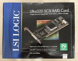 LSI Logic Ultra 320 SCSI RAID Card - Picture 1 of 2
