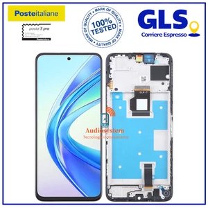 Display Touch screen+Frame per Honor 200 Smart ALT-NX1 ALT-N0 Schermo Vetro Nero - Imagen 1 de 1
