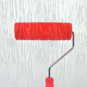 8'' Patterned Paint Roller for Wall Decoration Classic Texture Rubber Roller ... - Picture 1 of 7