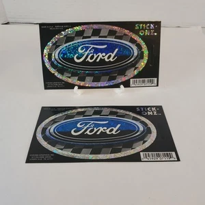 2 Holographic Ford Oval Decals by Stick-Onz From Chroma Graphics Louisville TN  - Picture 1 of 5