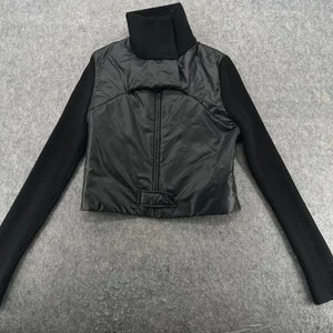 BCBG Maxazria Jacke Damen Größe L Strick schwarz Moto - Bild 1 von 15