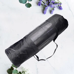 2 Stück im Pack Outdoor Yogamatte Aufbewahrungstasche Netz Übung Fitness Tasche Groß - Bild 1 von 11