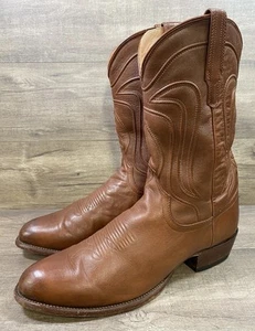 Tecovas The Cartwright Western Cowboy Boots Scotch Brown Leather Mens Size 14 D - Picture 1 of 15
