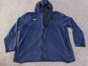 Nike Jacke Herren 3XL Navy Blau Full Zip Kapuze Sport Performance Training - Bild 1 von 14