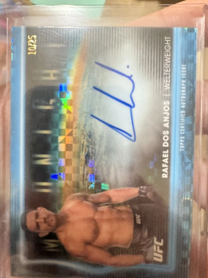 202 Topps Midnight UFC Rafael dos Anjos Horizon Auto Moonrise /25 YCW56 - Image 1 of 1