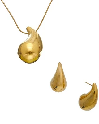 Juego de collar y pendientes enchapados Dannijo para mujer Foto 1 de 4