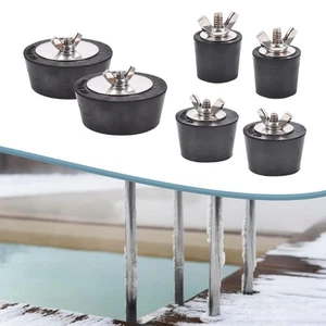 2x Pool Skimmer Plug Winter Pool Pipe Stopper for Kitchen Sink Bathroom Tub - Picture 1 of 18