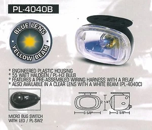 NEW Pilot PL-4040B High Power Halogen Driving Lamp - Picture 1 of 4