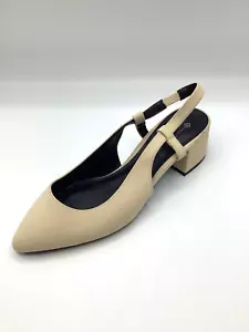 Scarpe da donna Call It Spring beige ecopelle tacco medio slingback taglia UK 6 nuove - Foto 1 di 11