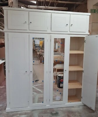 HANDMADE AYLESBURY QUAD LADIES SHELVED WITH TOPBOX MANY COLOURS (NOT FLATPACKED - Image 1 of 4