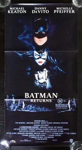 BATMAN RETURNS Original Australian Movie Poster Daybill 1992 - Michael Keaton - Picture 1 of 1