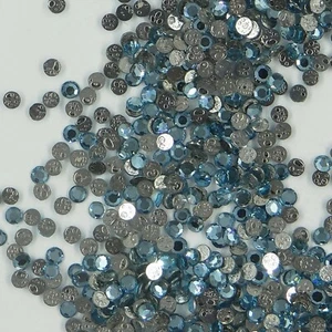 SS6 PR AQB-HF * 50 Strasssteine Preciosa Flachboden Hotfix SS6 (2,00m) AQUAMARIN BOH. - Bild 1 von 3