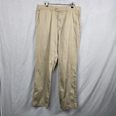 Camel Australia Straight Chino Pants Mens Size 33 Brown Casual Style Fit ** READ - image 1 of 4