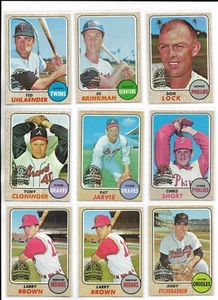 2017 Topps Heritage 1968 Topps 50th Anniversary U-Pick Brinkman Alou Duncan ++ - Bild 1 von 18